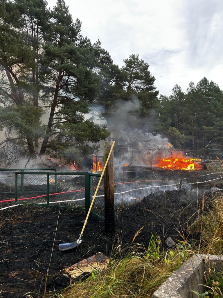 Brand / F2 – Gebäude / Viereck Stallberg